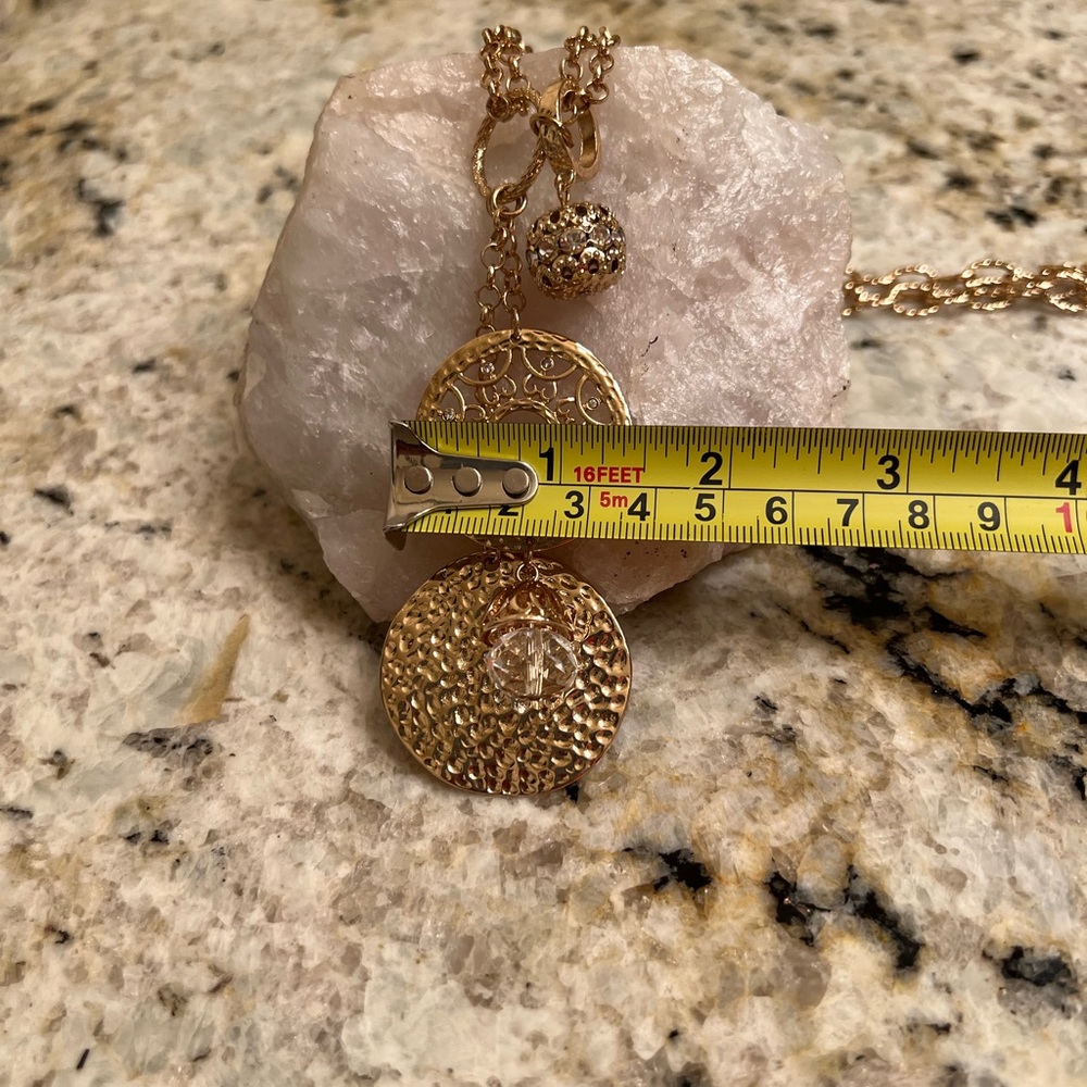 🌟Gold tone long necklace - Picture 6 of 9